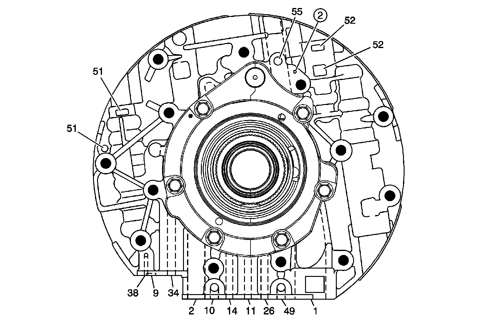 Technical service diagram