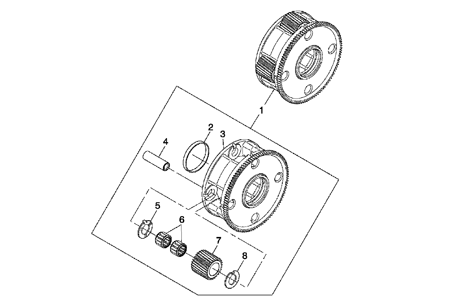 Technical service diagram