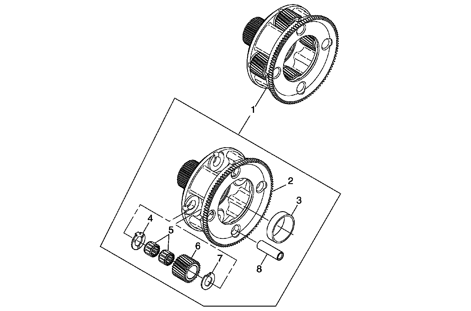 Technical service diagram