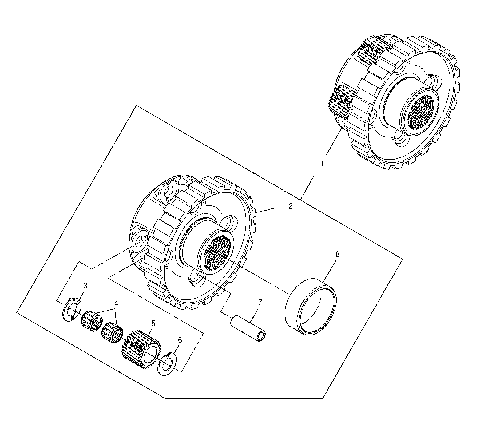 Technical service diagram