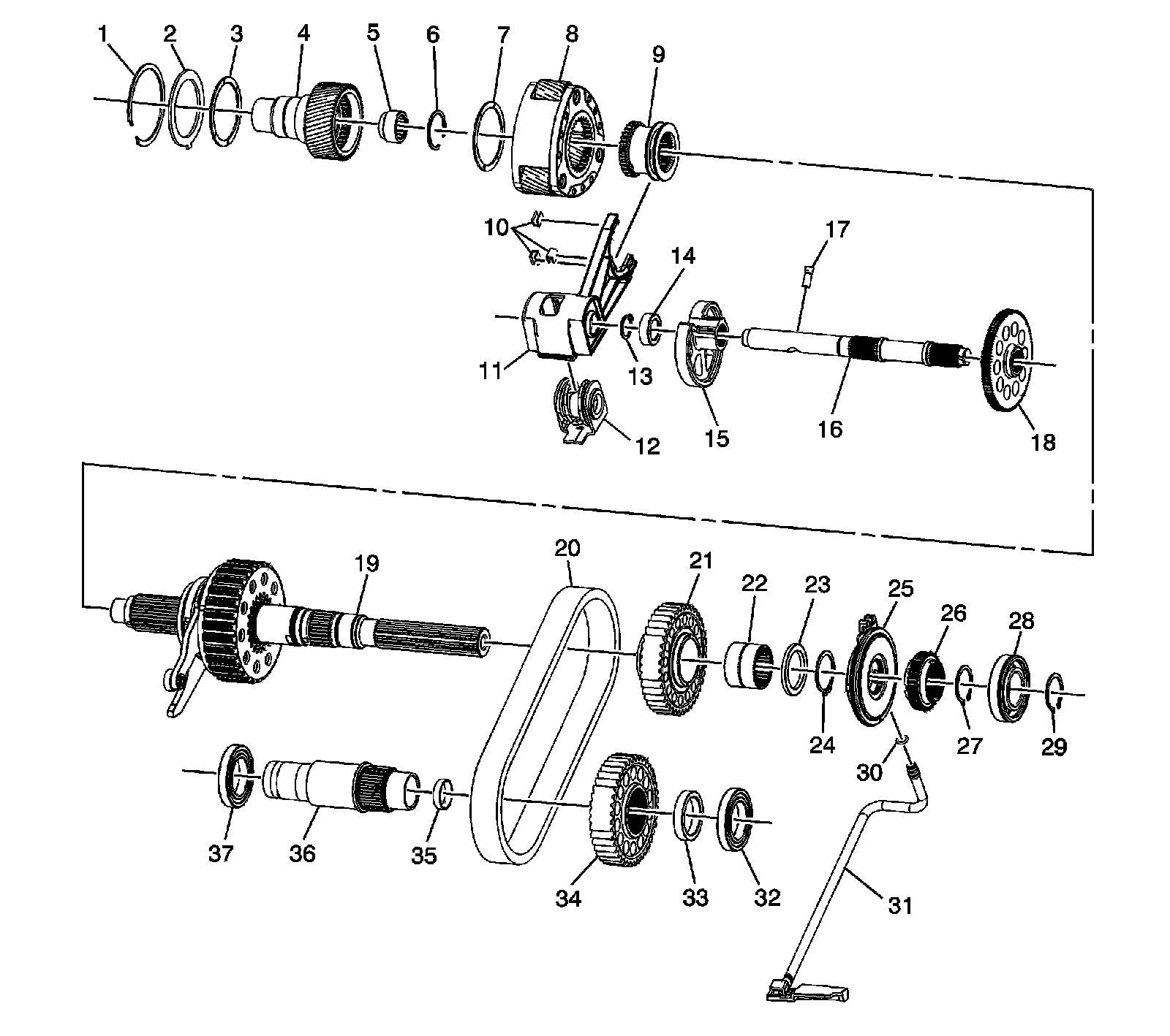 Technical service diagram