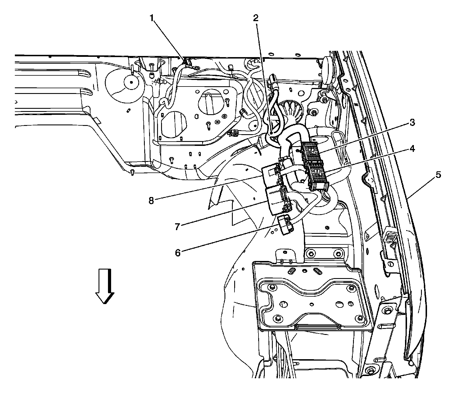 Technical service diagram